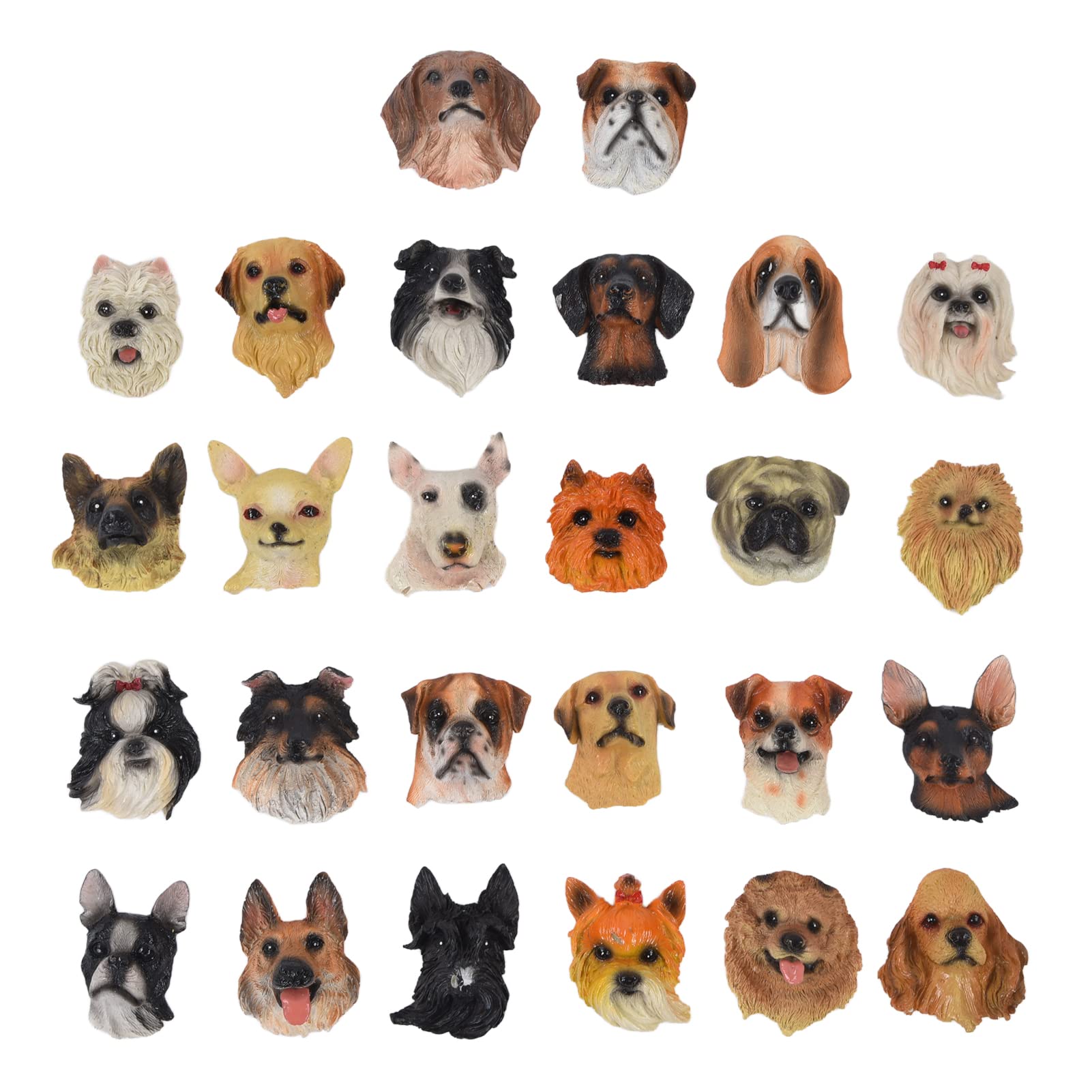 Amazon.co.jp: 26個 かわいい犬の頭の形をした合成樹脂冷蔵庫